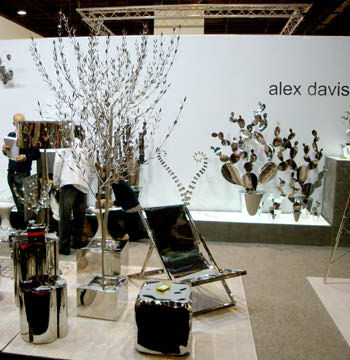 India-based Alex Davis’ stainless steel gardenscape.