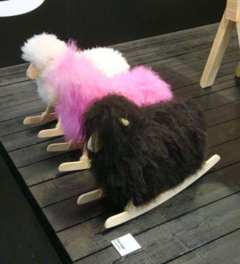 Povl Kjer’s Rocking Sheep at the Crafts Collection 12 / Danish Crafts stand.