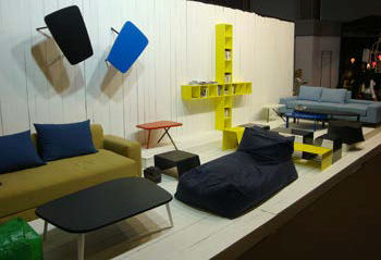 Rebecca Felcey’s furniture designs for Portobello are wonderful, but I loved her colors even more.